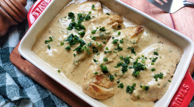 Frango com creme de leite simples