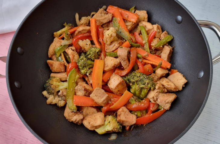 Frango com legumes