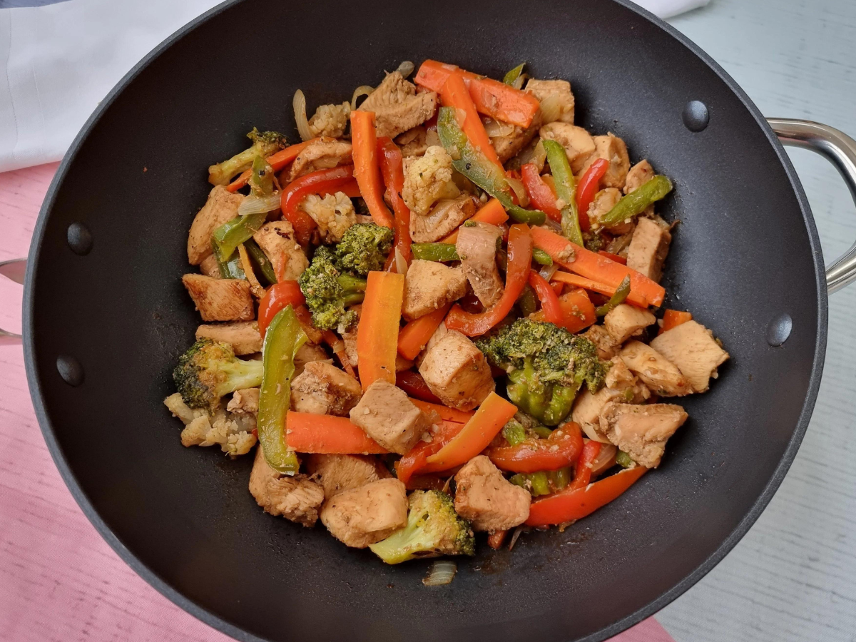 Frango com legumes