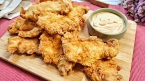 Frango empanado fácil
