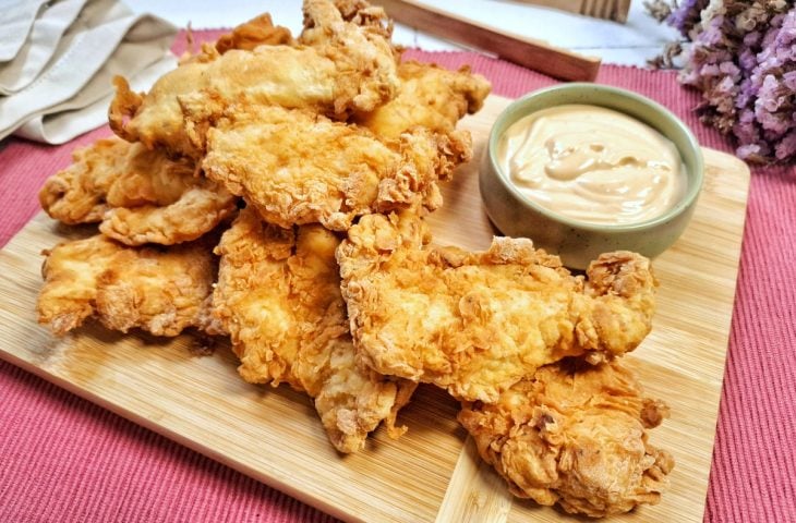 Frango empanado fácil