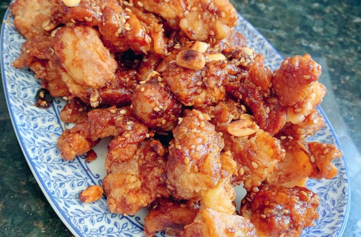 Frango frito coreano