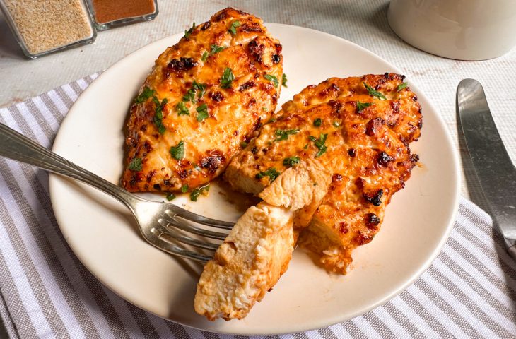 Frango na air fryer suculento