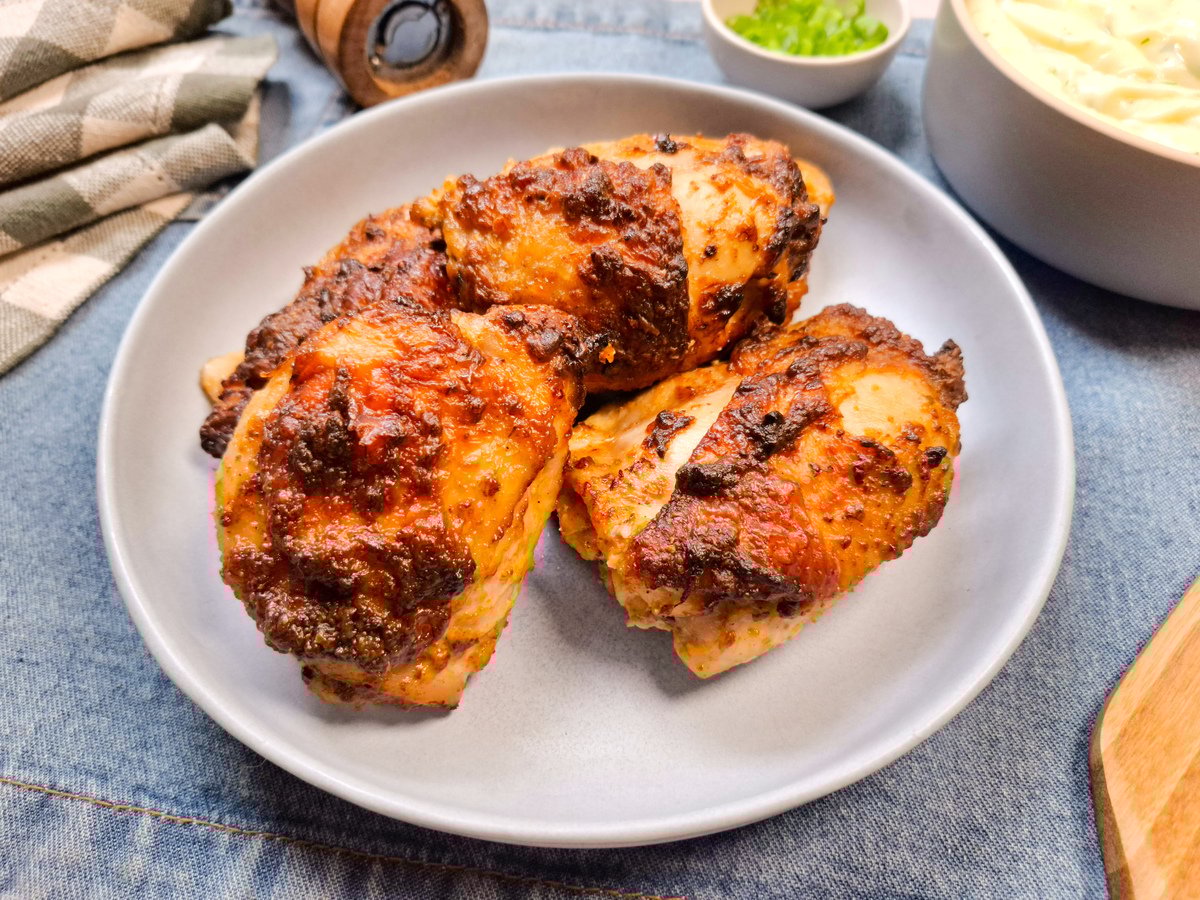 Frango na air fryer