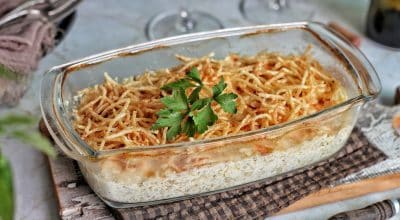 Fricassê de bacalhau fácil