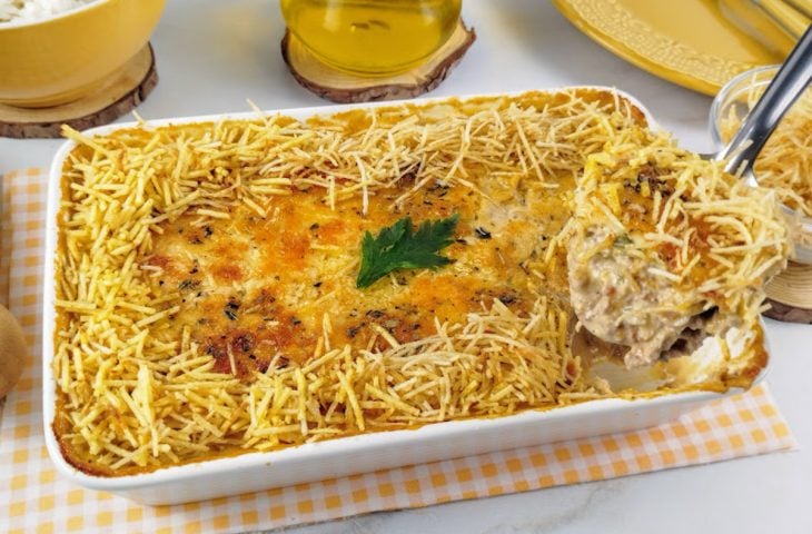 Fricassê de carne moída