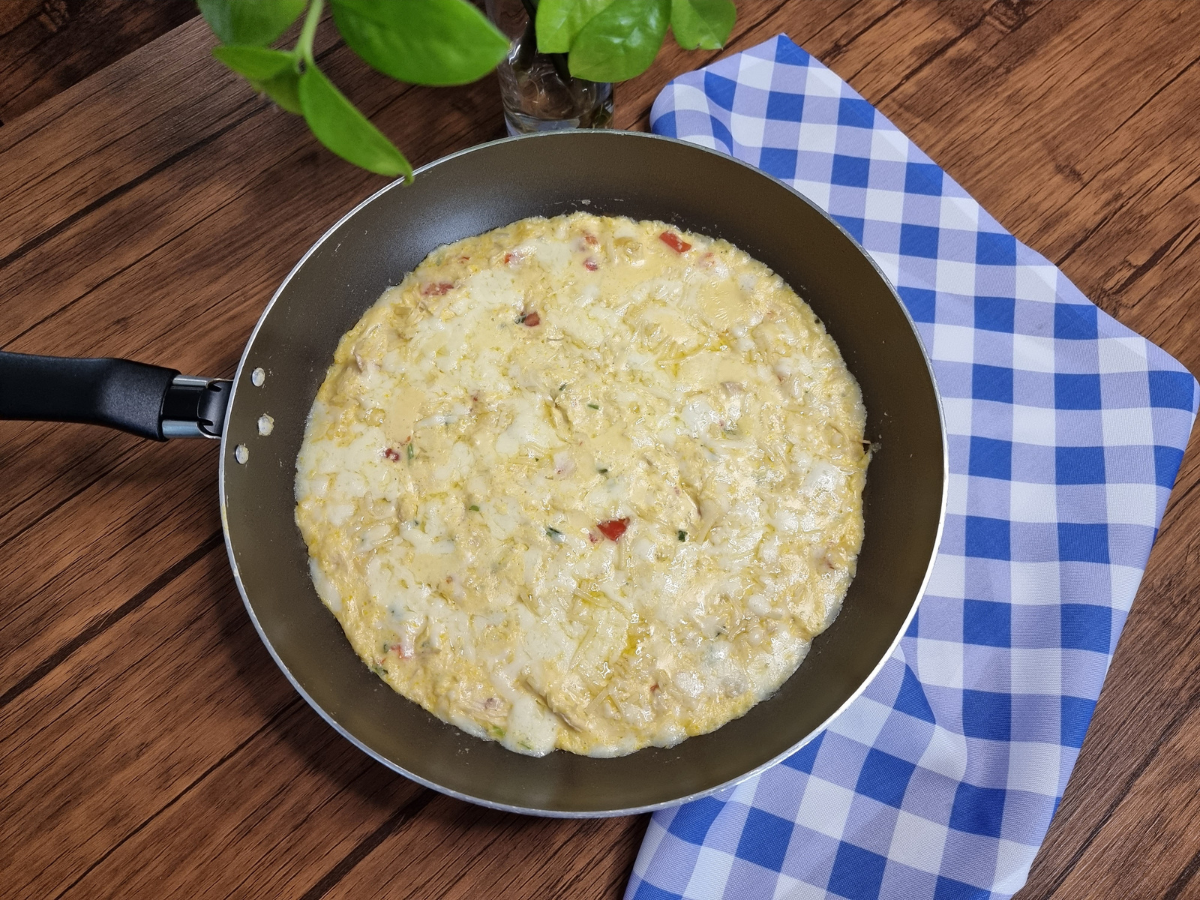 Fricassê de frango de frigideira