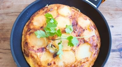 Fritada de batata com calabresa