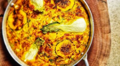 Frittata de abobrinha ao forno