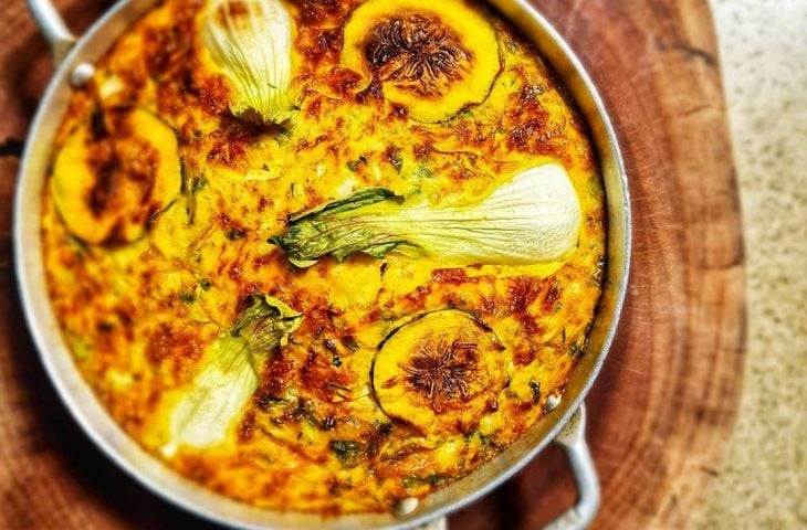 Frittata de abobrinha ao forno