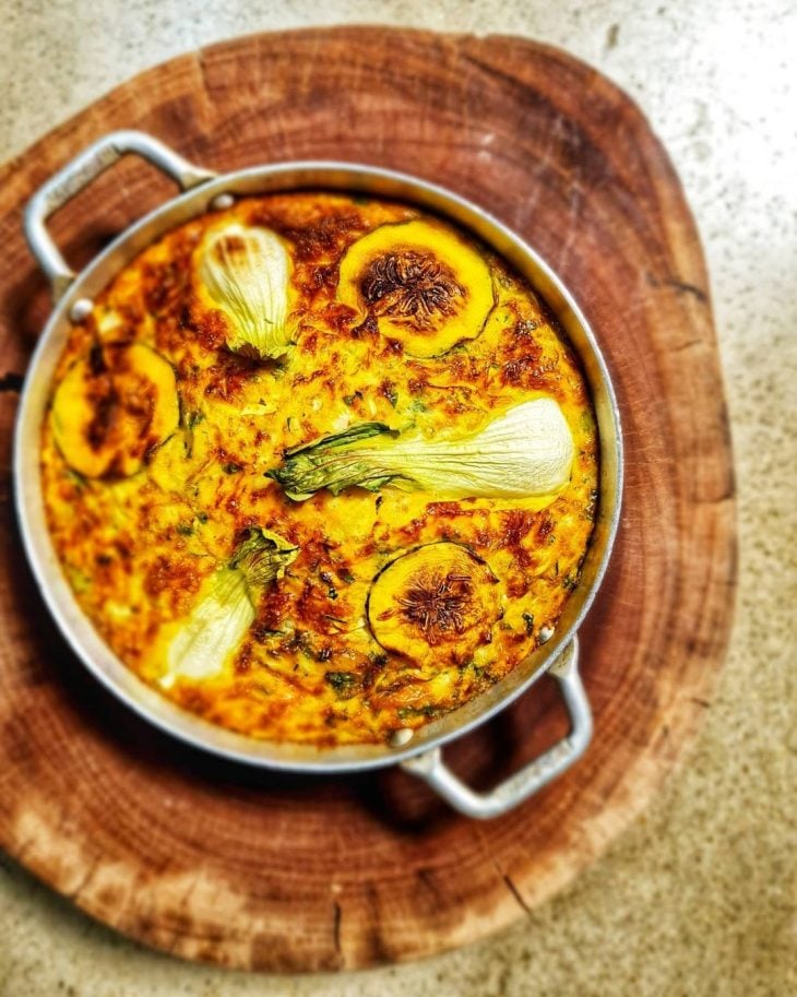 Frittata de abobrinha ao forno