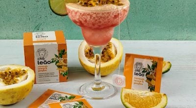 Frozen daiquiri de maracujá com chá