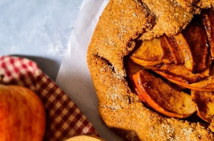 Galette de maçã integral