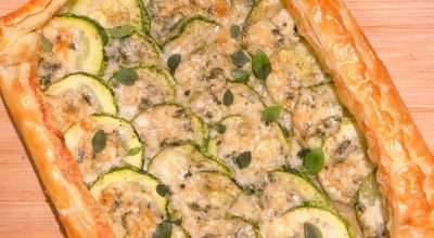 Galette folhada de abobrinha