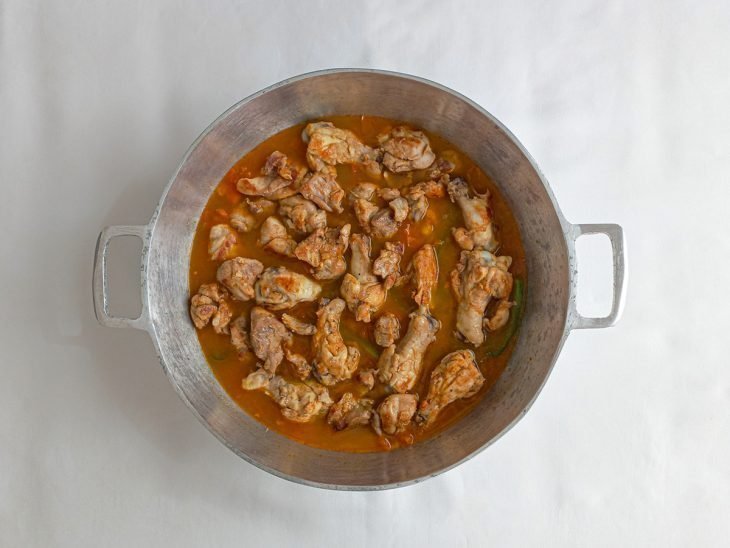 frango de volta na panela