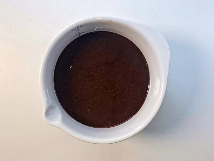Brigadeiro pronto e reservado.