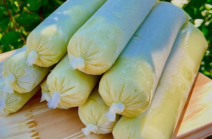 Geladinho de abacate