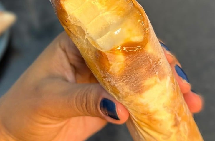 Geladinho de leite Ninho com doce de leite