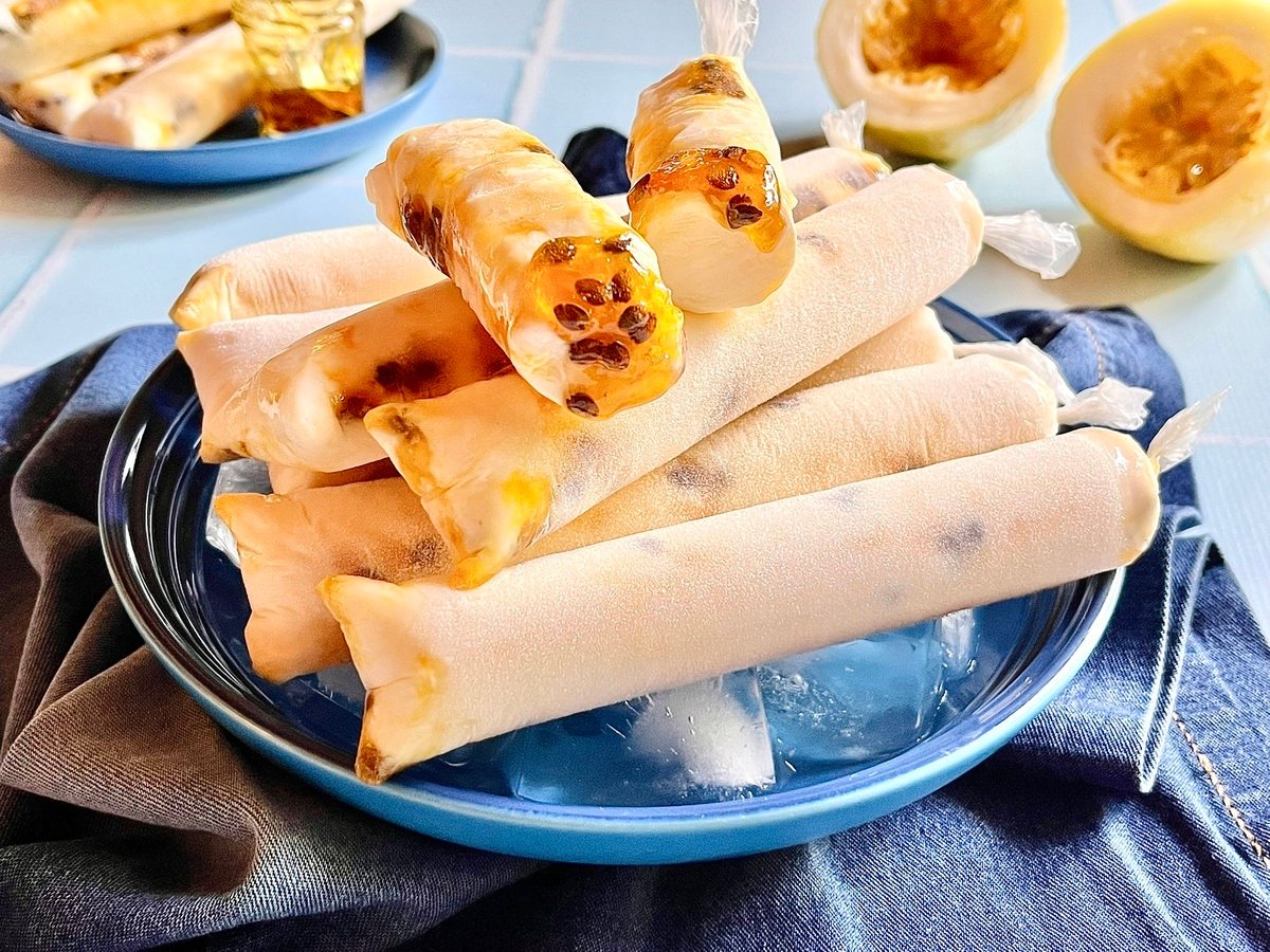 Geladinho de maracujá