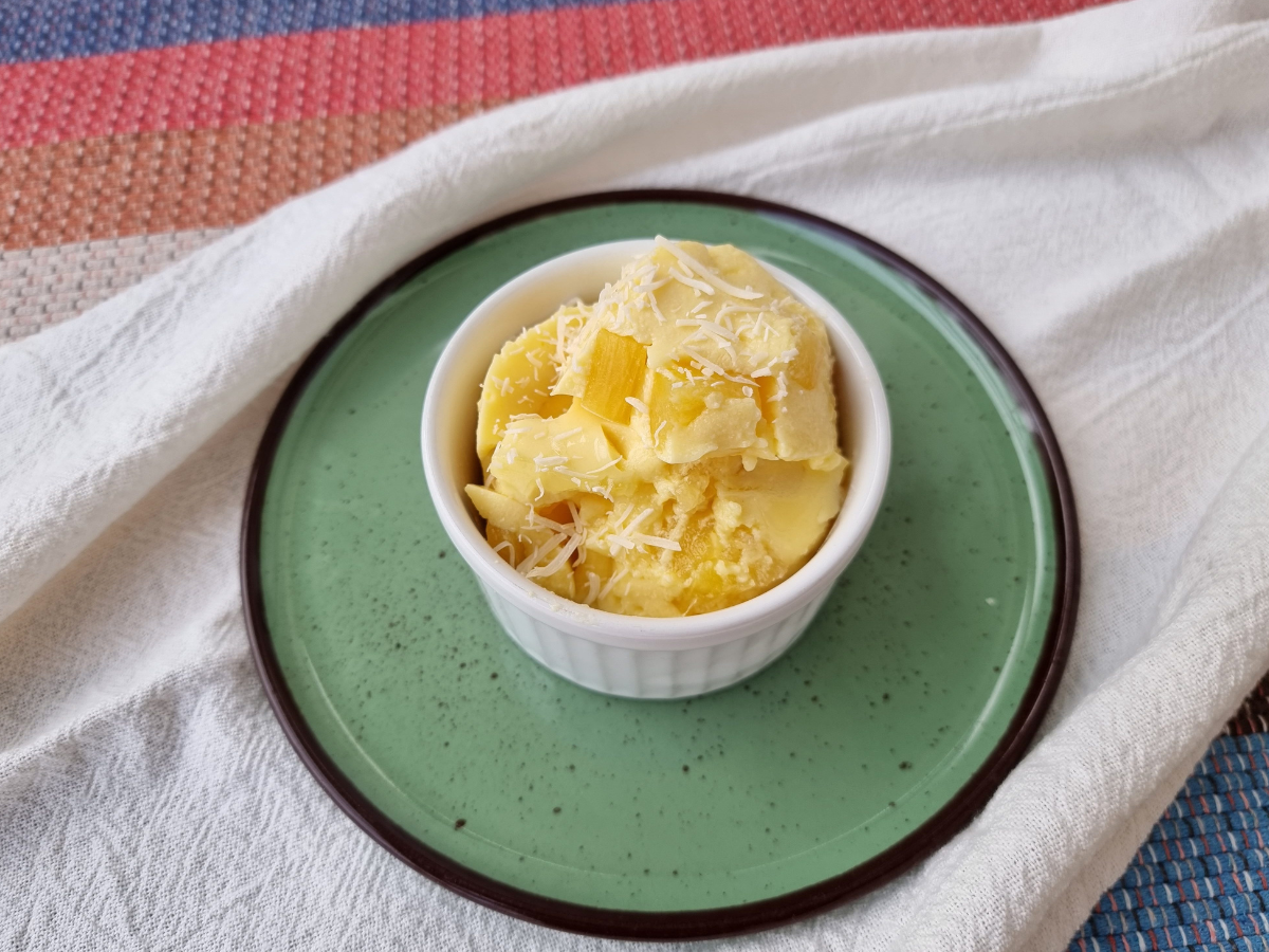 Gelado de abacaxi