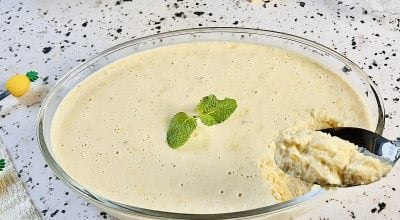 Gelado de abacaxi fácil