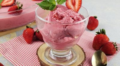 Gelado de morango