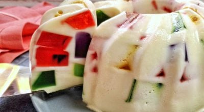Gelatina colorida rápida