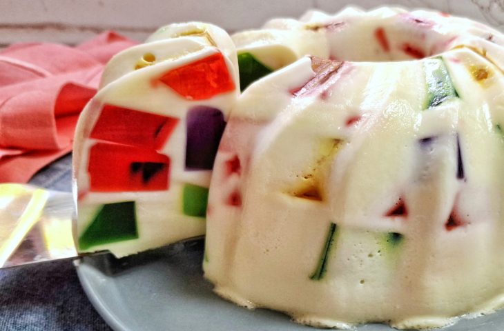 Gelatina colorida rápida