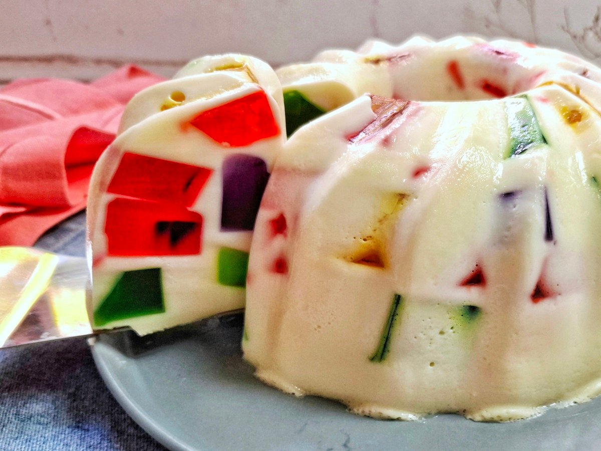Gelatina colorida rápida