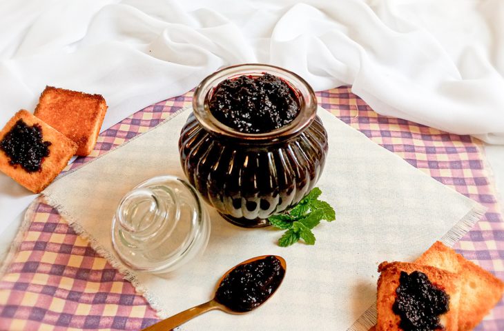 Geleia de amora sem açúcar