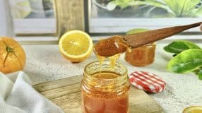 Geleia de laranja simples