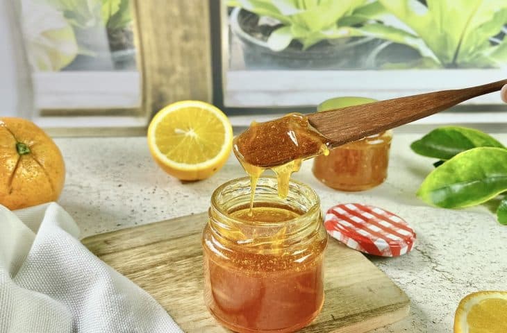 Geleia de laranja simples