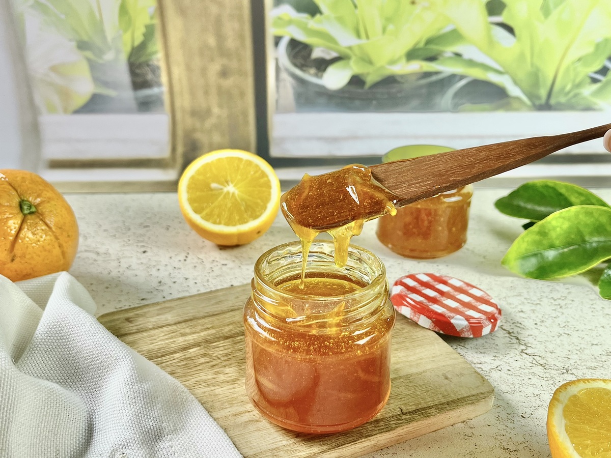 Geleia de laranja simples