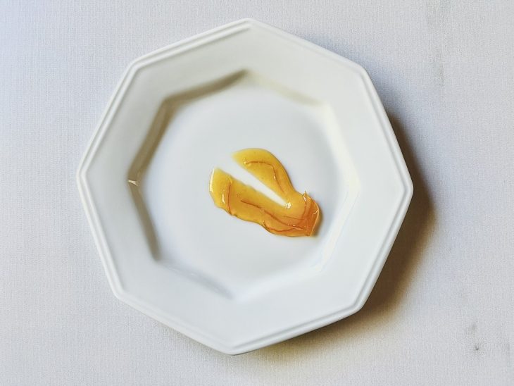 geléia de laranja no ponto ideal.
