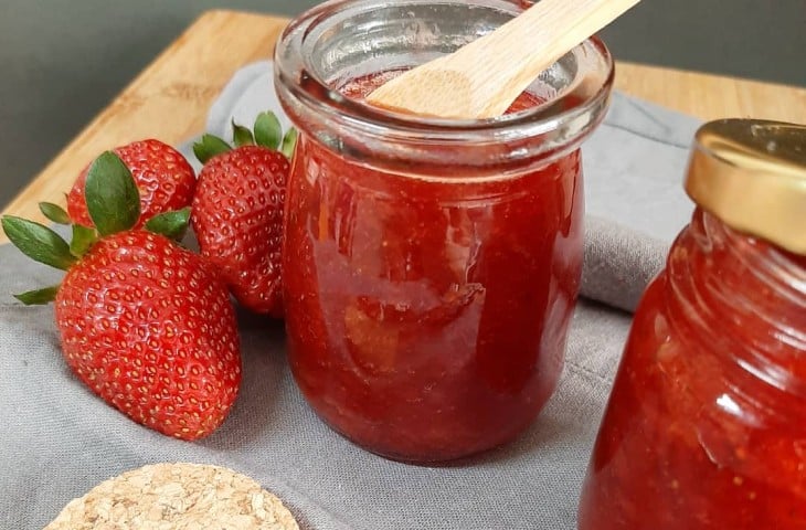 Geleia de morango caseira
