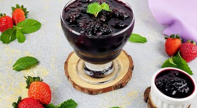 Geleia de morango com amora