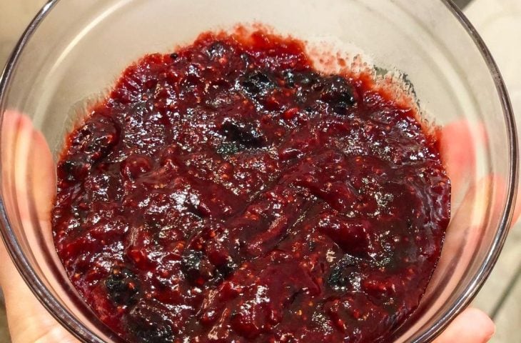 Geleia de morango com amora
