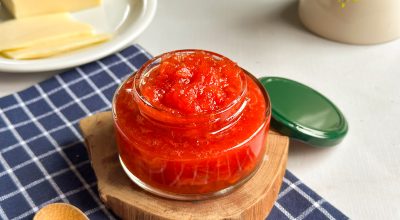 Geleia de morango com pimenta