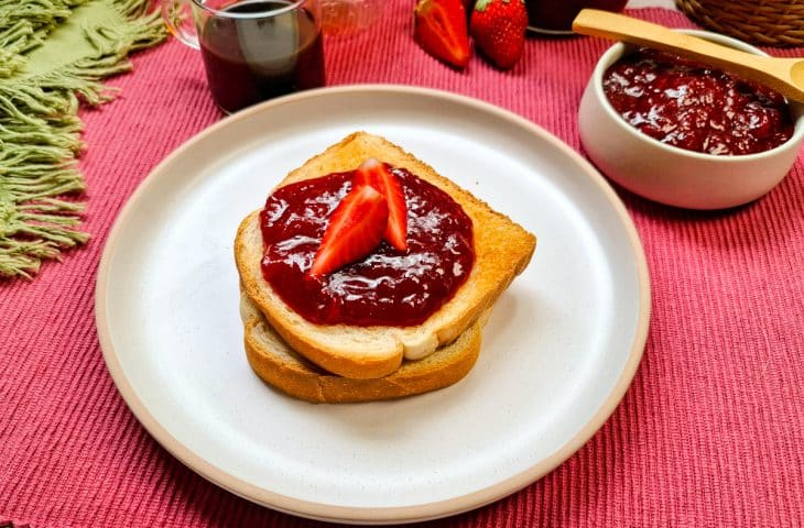 Geleia de morango rápida