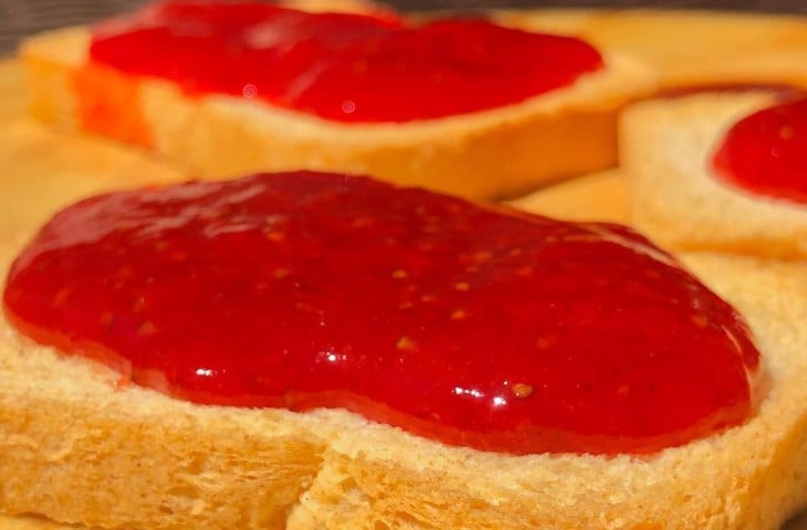Geleia de morango saudável