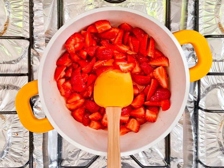 Incorporando os ingredientes.