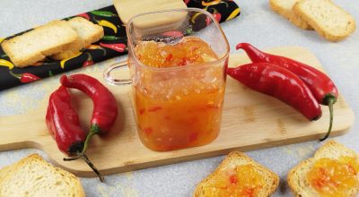 Geleia de pimenta agridoce