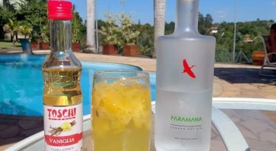 Gin com carambola e baunilha