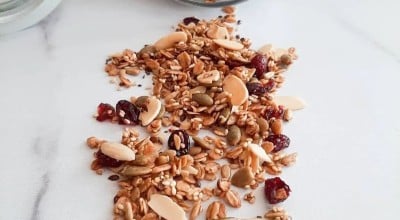 Granola com amêndoas