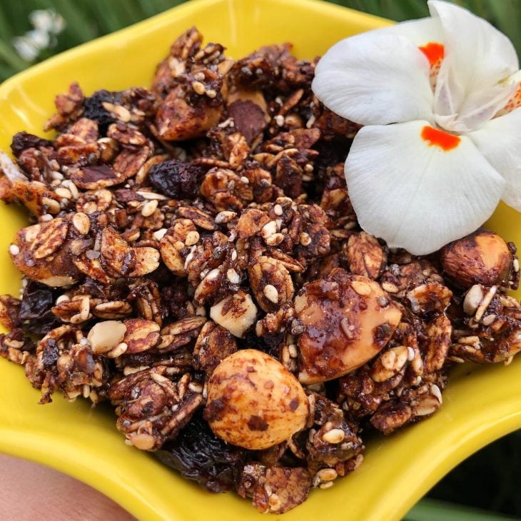 Granola de cacau