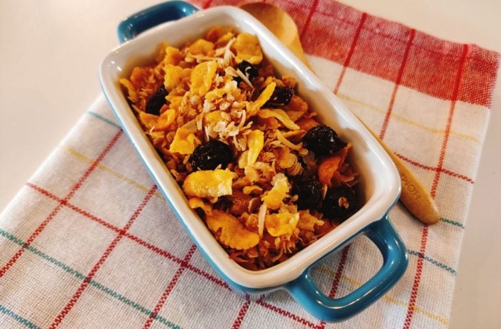 Granola de frigideira rápida