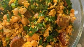 Grão-de-bico tropeiro vegano