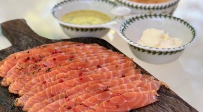 Gravlax de salmão