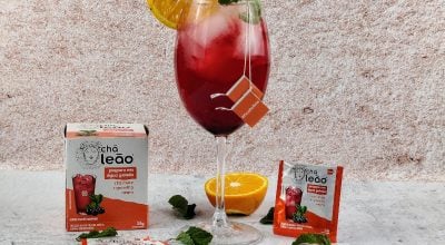 Groselha Spritz com Chá Mate