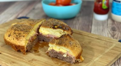 Torta hamburgão de forno fácil